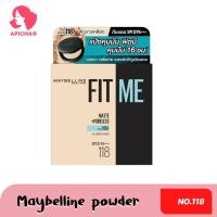 ราคา แป้งคุมมัน เมย์เบลลีน แป้งฟิตมี แมท พอร์เลส Maybelline Fit Me Matte Poreless powder SPF28 PA 6 กรัม 1PCS (22284646421)