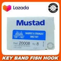 ราคา Mustad ตรากุญแจ เบ็ดตกปลา ทรงหน้าบิด ตูดห่วง Mustad Ref 20008 (10113499080)