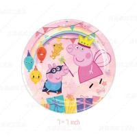 ราคา ธีมวันเกิด อุปกรณ์วันเกิดธีม Peppa Pig Baby ช้อน จาน แก้วปาร์ตี้วันเกิดพร้อมส่งในไทย (22308306567)