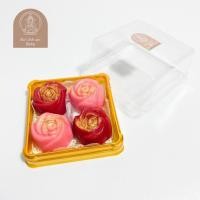 ราคา BC10 44 เซ็ทขนมดอกบัวและดอกกุหลาบแพ็ค 4 ชิ้น (22391199759)