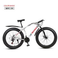 ราคา จักรยาน เสือภูเขาล้อโต จักรยานล้อโต ล้อแม็ก 26 นิ้ว x 4 0 MOUNTAIN BIKE ชุดเกียร์ 21 Sp ดิสเบรคหน้าหลัง 25475 (16940374440)