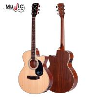 ราคา SAGA รุ่น SF700 กีต้าร์โปร่งไม้หน้าแท้ Topsolid แถมฟรี ซอฟเคส ปิ๊ก ตารางคอร์ด ประแจขันคอ คาโป้ ขาตั้ง Setup ฟรีพร้อมเล่น ประกัน1ปี (15603744509)