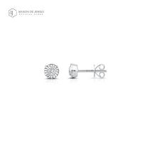 ราคา Maison de Jewels Oro Frost Flower Stud per side ต่างหูทอง ทองแท้ 9K ต่างเพชร เพชรแท้ ต่างหูใส่ทุกวัน ต่างหูแบรนด์ (16416872720)