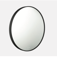 COTTO MF010BK กระจกทรงกลมกรอบโลหะสีดำ ขนาด 60 x 60 cm