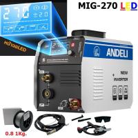 ราคา ANDELI MIG 270LED ตู้เชื่อม3ระบบ MIG MMA TIG รุ่น MIG 270 LED สามารถใช้ลวดขนาด 1Kg และ 5 Kg ได้ (21361830914)