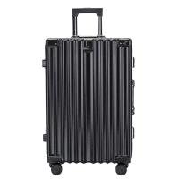 ราคา กระเป๋าเดินทางล้อลาก Premium Frame Aluminium เฟรมสีดำ วัสดุPC กระเป๋าเดินทาง ระบบล็อคมาตราฐาน มีที่ห้อยสัมภาระด้านหน้า M202 (19676588336)