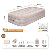 ราคา ลด 35 ฟรี เสื่อปิคนิค200x200cm เตียงเป่าลม เตียงลมพอง ที่นอนเป่าลมอัตโนมัติ ที่นอนเป่าลม 5 ฟุต 3 ฟุต พร้อมปั๊มลมในตัว พร้อมแบตเตอรี่ในตัว PVC หนา 40 25ซม ปั้มลมไฟฟ้า หมอน (22775300866)