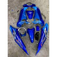 ราคา ชุดสีเวฟ125 i น้ำเงิน ฟ้า ทูโทน 15 ชิ้น พร้อมแปะลายเคลือบเงาแท้ ปี2005 2010 รุ่นไฟเลี้ยวบังลม Wave125i เก่า (21169465795)