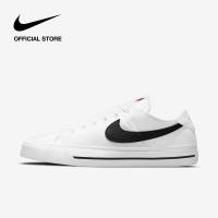 ราคา Nike Mens Court Legacy Canvas Shoes White รองเท้าผ้าใบผู้ชาย Nike Court Legacy สีขาว (10935630823)