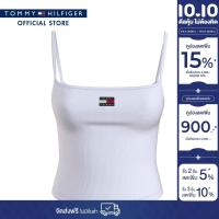 ราคา Tommy Jeans เสื้อยืดผู้หญิง รุ่น DW0DW17904 YBR สีขาว ทรง Slim Fit (22534440239)