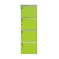 ราคา ตู้ล็อคเกอร์ 4ชั้น ชั้นวางของแบบมีกุญแจ ตู้ไม้กุญแจ ตู้กุญแจ มีหลายสี ลูกค้าต้องประกอบเอง (22274675236)