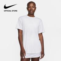 ราคา Nike Womens Dri FIT One Relaxed Tee White ไนกี้ เสื้อยืดผู้หญิง Dri FIT One Relaxed สีขาว (22157404925)