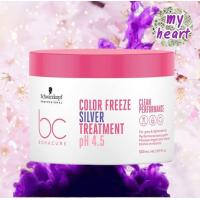 ราคา Schwarzkopf BC Color Freeze Silver Shampoo Treatment แชมพู ทรีทเม้นท์ สำหรับสีเทาหม่น และบลอนด์หม่น (15651882498)