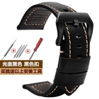 ราคา สายนาฬิกาหนังแท้ Panerai Panerai สำหรับผู้ชาย PAM111 441อุปกรณ์เสริมสายนาฬิกาหนังเครซี่ฮอร์ส24 26มม (20121040877)