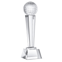 ราคา Crystal Glass Golf Trophy Golf Trophies 9 X 2 8 Inch for Adults Kids Golf Tournament Table Desktop Decor (20992143255)