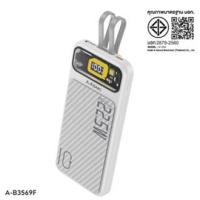ราคา ส่งฟรี ชาร์จไฟช่อง TYPE C ได้ Asaki NEW Power Bank 10000 mAh มี มอก USB 2 ช่อง พาวเวอร์แบงค์ ชาร์จเร็ว 22 5W Fast Charge จอ LED รุ่น A B3566F รับประกัน 1 ปี (22624687640)