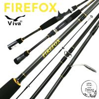 ราคา คันเบ็ดตกปลา VIVA รุ่น FIREFOX 2023 เหมาะกับงานตีเหยื่อปลอมและตกกุ้ง ไกด์ Copy Sic ด้ามจับถนัดมือพกพาสะดวก เวท 6 16lb ขนาด 5 10ฟุต มีทั้งเบทและสปิน (20316195177)