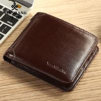 ราคา Manbang สั้นพับสามทบ หนังวัวแท้ กระเป๋าสตางค์ผู้ชายแบรนด์ดั้งเดิมกระเป๋าสตางค์หนังวัวแฟชั่นแนวนอน (21686125280)