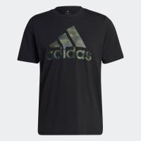 ราคา adidas ไลฟ์สไตล์ เสื้อยืดพิมพ์ลายพราง Essentials ผู้ชาย สีดำ HL6934 (22433877461)