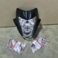 ราคา หน้ากาก sonic new สีดำ ไฟหน้า โซนิค ตัวใหม่ พร้อมไฟเลี้ยว ซ้าย ขวา (3936864276)