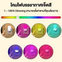 ราคา โคมไฟ LED โคมไฟหัวนอน โคมไฟติดผนัง แบบเสียบปลั๊ก ประหยัดพลังงาน 7 สี WiFi Plus การสื่อสารผ่านบลูทูธ (22640432813)