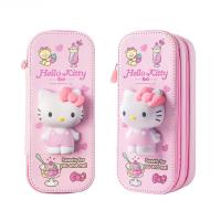 ราคา พร้อมส่ง กระเป๋าดินสอ สกุชชี่ 3D Sanrioแท้ หน้านิ่มๆ กดเล่นได้ กล่องดินสอ 3ชั้น น่ารัก ลายการ์ตูน คิตตี้ Cinnamoroll (19615913670)