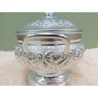 ราคา โถข้าว โถข้าวลายไทย อลูมิเนียม ตรากระเช้า ขนาด 20 cm โถข้าวอลูมิเนียว โถใส่ข้าว โถสีเงิน โถข้าวพร้อมส่ง (16160252101)