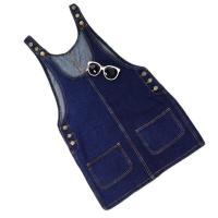 ราคา ชุดเอี๊ยมกระโปรงยีนส์แบบติดกระดุม เอี๊ยมกระโปรงยีนส์ทรงสวย (20862547932)