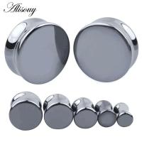 ราคา Alisouy 2pcs Stone Ear Plugs and Tunnels Ear Piercings Earring Gauges Piercing Ear Stretcher Plugs Oreille Body Piercing Jewelry (22844321589)