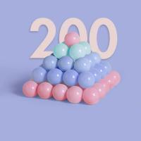 ราคา จัดส่งจากกรุงเทพ ลูกบอลปลอดสารพิษ 5 5 ซม ลูกบอลใส่บ่อบอล ลูกบอลพลาสติก 50 ลูก 100 ลูก 200ลูก Non toxic Plastic ball บอล บอลพลาสติก (22442999212)