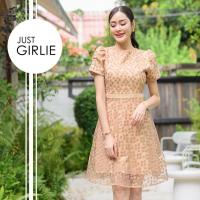 ราคา คอลเลคชั่นครีม เบจ น้ำตาล เดรสออกงานสีครีม ชุดลูกไม้ครีม ธีมสีครีม ชดราคาถูก มีไซส์ S M L XL (22704916517)