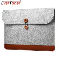 ราคา EverTonerผ้าขนสัตว์อ่อนนุ่มกระเป๋าแล็ปทอปสำหรับApple Macbook Air Pro Retina 11 12 13 15นิ้วLiner Sleeveเคสโน้ตบุ๊กกระเป๋าถือPro 13 2018 (5910510328)