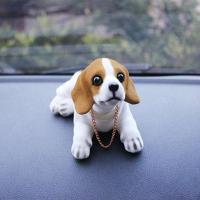 ราคา POUEVE ของขวัญสร้างสรรค์ เครื่องประดับรถยนต์ บีเกิ้ล เซนต์เบอร์นาร์ด เครื่องประดับบนโต๊ะ คนเลี้ยงแกะ เขย่าหัวสุนัข เครื่องประดับสุนัขรถ สุนัขจำลองรถ ตุ๊กตาลูกสุนัขพยักหน้า (22145466932)