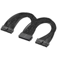 ราคา Dual PSU Power Supply 24 Pin ATX Motherboard Splitter Cable24Pin 20 4 for ATX Motherboard Extension Cable (17425528307)
