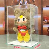 ราคา กล่องโมเดล กล่องใส่ labubu v2 กล่องอะคริลิคใส กันฝุ่น วางซ้อนกันได้ วัสดุอะคริลิกถอดได้ กล่องโชว์ (22782659232)