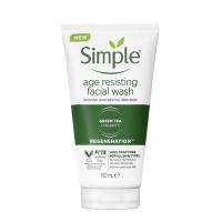 ราคา Simple Facial Gel Wash Vitamin C Face Cleanser Refreshing type facial cleanser Green Tea Facial Cleanser 150 ml ซิมเพิลเจลล้างหน้า 150 มล (22549089573)