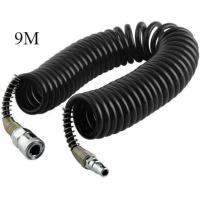 ราคา สายลม สายลมสปริง สายลมสีดำ สายลมขด PU HOSE ยาว 15 เมตร สายปั๊มลม 8x5mm แบบขดสปริง พร้อมหัวคอปเปอร์ จัดส่งจากกรุงเทพ (22672354235)