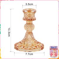 ราคา Uni Y เชิงเทียนแก้ว เนื้อแก้วหนา แก้วเนื้อดี ใช้งานสะดวก candlestick (21952436908)