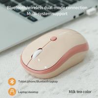 ราคา เมาส์ปุ่มเงียบ MOFii M5DM Bluetooth 2 4Ghz Dual Mode Mouseเม้าส์สองระบบ รูปทรงพอดีมือ สีน่ารัก (22642019630)