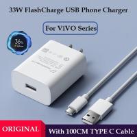 ราคา สายชาร์จ หัวชาร์จ VIVO 33W USB Type C ชาร์จเร็ว fast chager รุ่น V23E V23 V21 Y33 Y33T Y33S Y21 Y50 Y30 S1PRO ส่งจากไทย (17008602545)