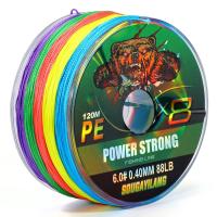 ราคา เอ็นตกปลา PE หลากสี150ม 550ม X 8เกลียว12 3LB 58ปอนด์เอ็นตกปลาสายตกปากหลายเส้นสำหรับปลาคาร์พ (21093759032)