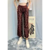 ราคา กางเกงแพรขายาว กางเกงชุดนอนแพร เนื้อผ้านุ่มลื่น ผ้าหนาเนื้อดี ตะเข็บ อย่างดี พร้อมส่งค๊าบบ K9586 (22164278810)