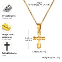 ราคา Vnox 18K Gold Angel Cross Moon จี้รูปดาวสำหรับผู้หญิง DIY จี้สร้อยคอเครื่องประดับอัญมณี (22733261541)