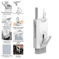 ราคา ชุดเครื่องมือทำความสะอาดหูฟังคีย์บอร์ด 8 in 1 สเปรย์ทำความสะอาดหน้าจอ แปรงทำความสะอาดคีย์บอร์ด น้ำยาทำความสะอาดหูฟัง น้ำยากำจัดฝุ่น ตัวดึงกุญแจ เครื่องมือทำความสะอาดคอมพิวเตอร์โทรศัพท์ (21232358923)