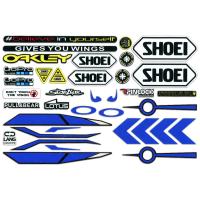 ราคา เซ็ตสติ๊กเกอร์ติดหมวกกันน็อคสะท้อนแสง SHOEI Arai 1เซ็ต3เมตร SHOEI Arai บล็อกรอยขีดข่วน (21421646110)