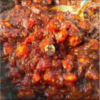 ราคา น้ำพริกเผากากหมู เผ็ดน้อย หวานนำ 500g (21473284525)