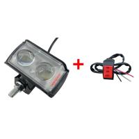 ราคา 1ชิ้น ไฟสปอร์ตไลท์ led 24vไฟ6สเต็ปสปอร์ตไลท์ มอไชไฟอินโด110i6สเต็ปไฟติดรถมอไซค์led 12V 60Wไฟ สปอร์ตไลท์ 6 สเต็ปไฟส่องทางใส่รถ (22730363140)