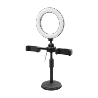 ราคา ไฟไลฟ์สด ไฟวงแหวนLED Selfie Lightไฟเซลฟี่ ไฟถ่ายรูปหนีบกับโทรศัพท์ ไฟวงแหวนLEDไฟตั้งมือถือB235 (22227469789)