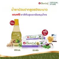 ราคา ดอกบัวคู่ น้ำยาบ้วนปากขิงมะนาว 250 มล 1ชิ้น แถมฟรี ยาสีฟันสูตรเกลือสมุนไพร 20 ก 1ชิ้น (22802496641)