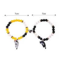ราคา กำไลคู่แม่เหล็กรูปหัวใจจับคู่รูปหัวใจสร้อยคอแบบจี้ห้อยแมว2ชิ้น (22370824236)
